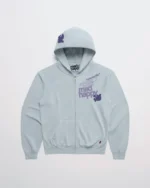 Blue Ice Madhappy Freecity Togetherforever Zip Up Hoodie