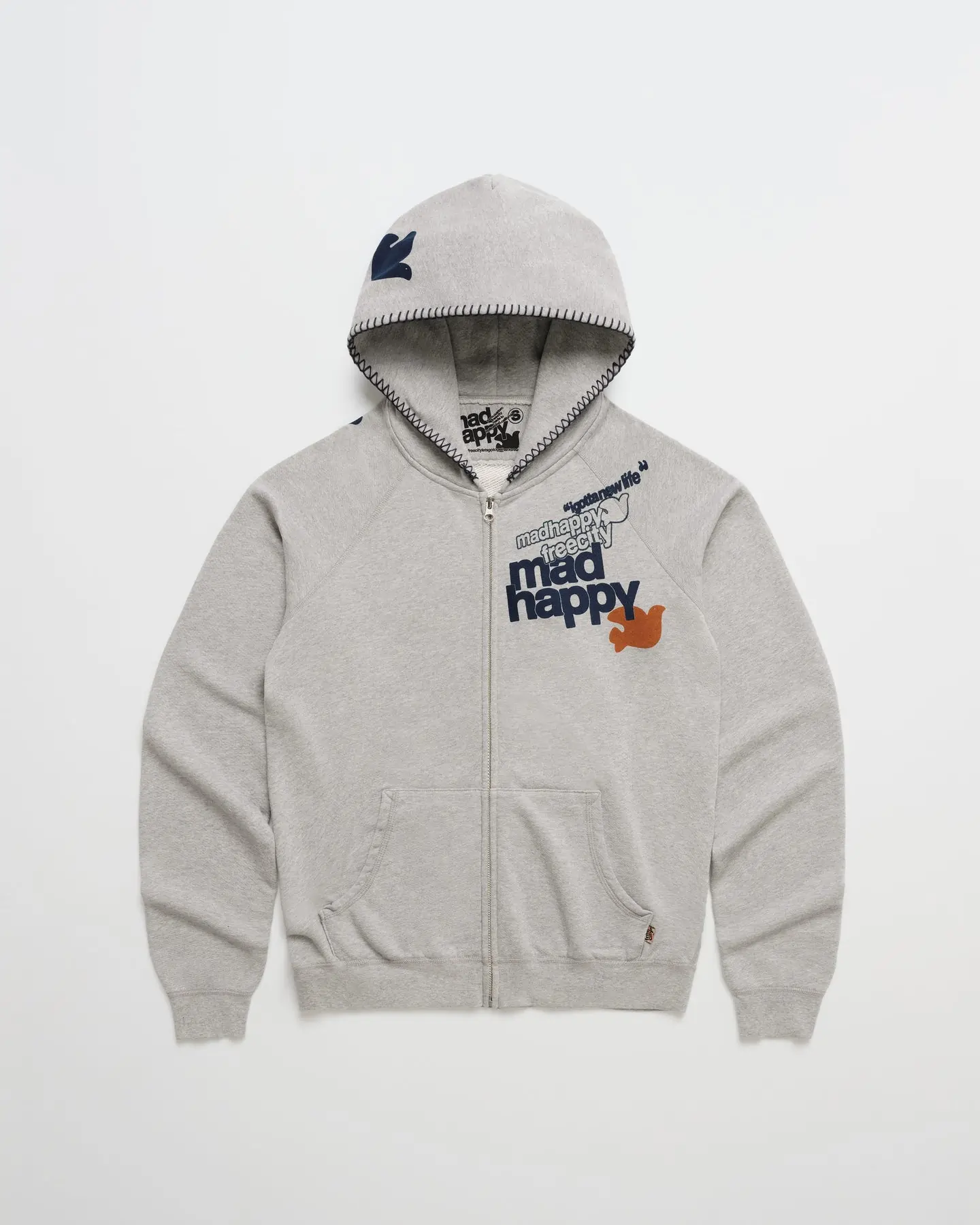 Madhappy Freecity Lifenaturelove Zip Up Hoodie Madhappy Freecity Lifenaturelove Zip Up Hoodie