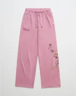 Light Plum Madhappy Office Kiko Floral Straight Leg