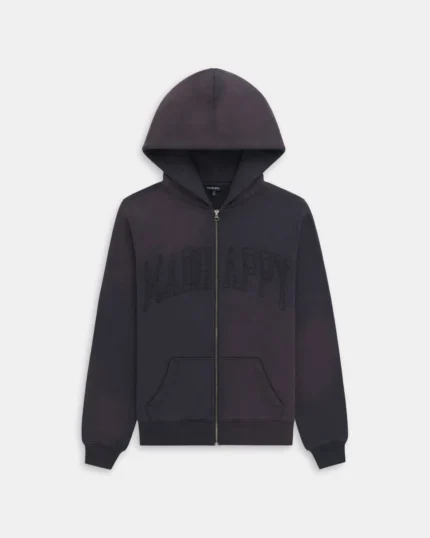 Madhappy Appliqué Fleece Zip Up Hoodie