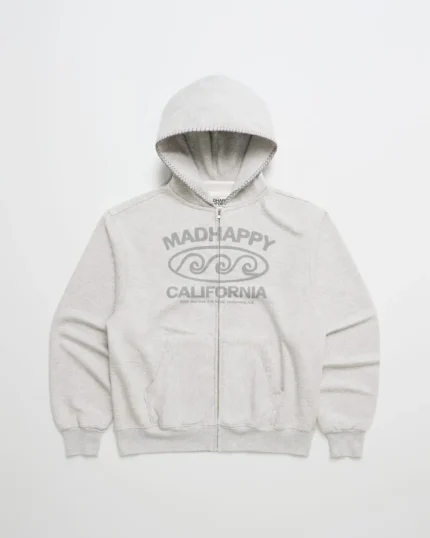 Madhappy California Lightweight Fleece Zip Up Hoodie