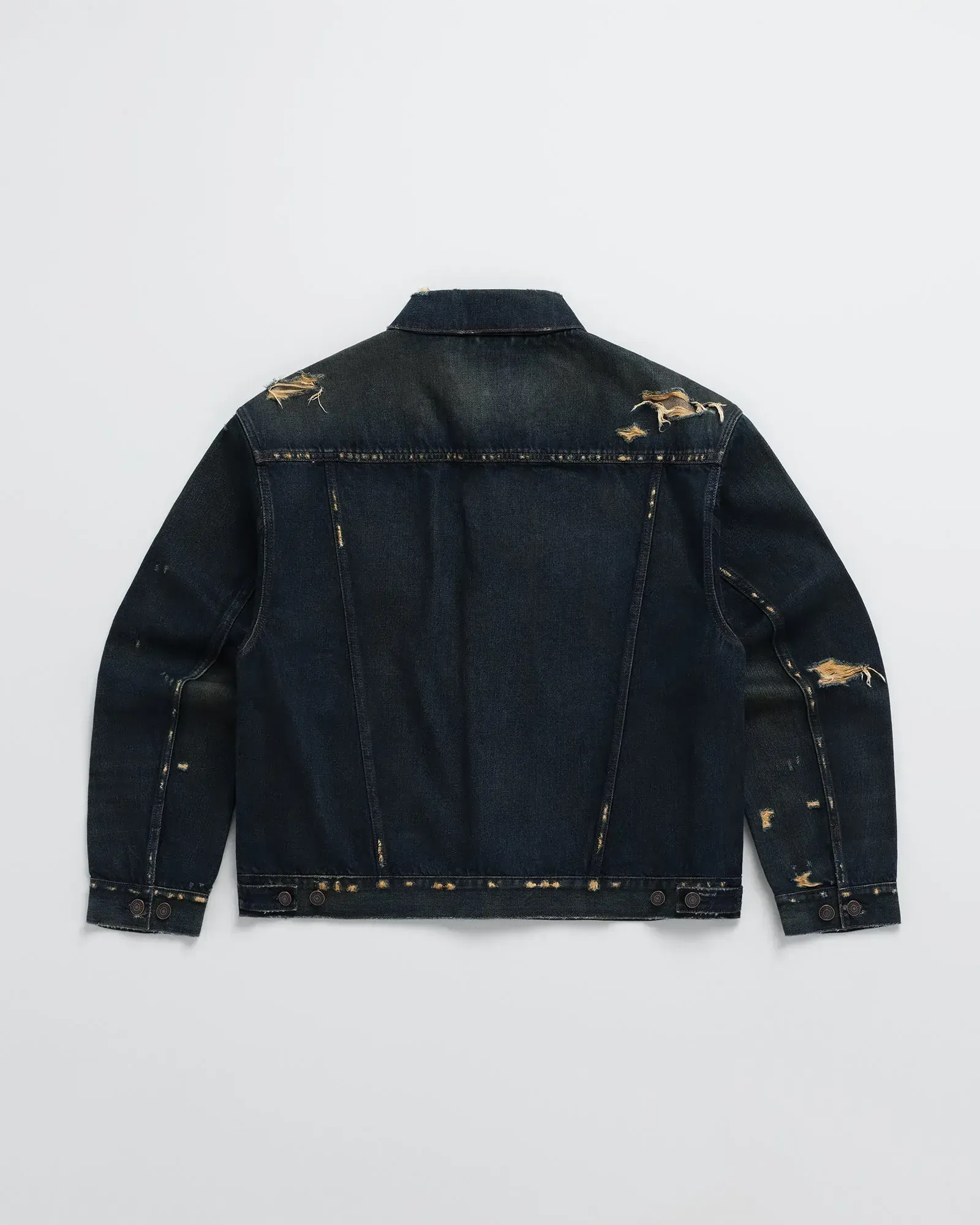 Madhappy & Gap Distressed Denim Trucker. Madhappy & Gap Distressed Denim Trucker.