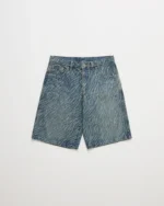 Madhappy Hysteric Glamour Zebra Print Denim Short