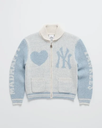 Madhappy Yankees Full Zip Shawl Sweater
