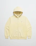 Light Grey Heather Madhappy Lightweight Zip Up Hoodie