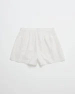 White Eyelet Madhappy Eyelet Boxer Short