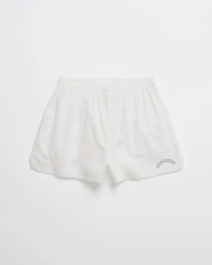 White Eyelet Madhappy Eyelet Boxer Short